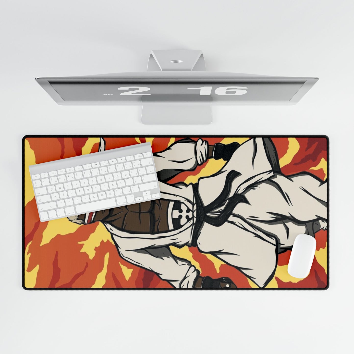 Charon Desk Mat - Fire Force Anime Keyboard Pad, Guardian of the Oasis Desk Mat, Manga Gaming Accessory, Otaku Gift