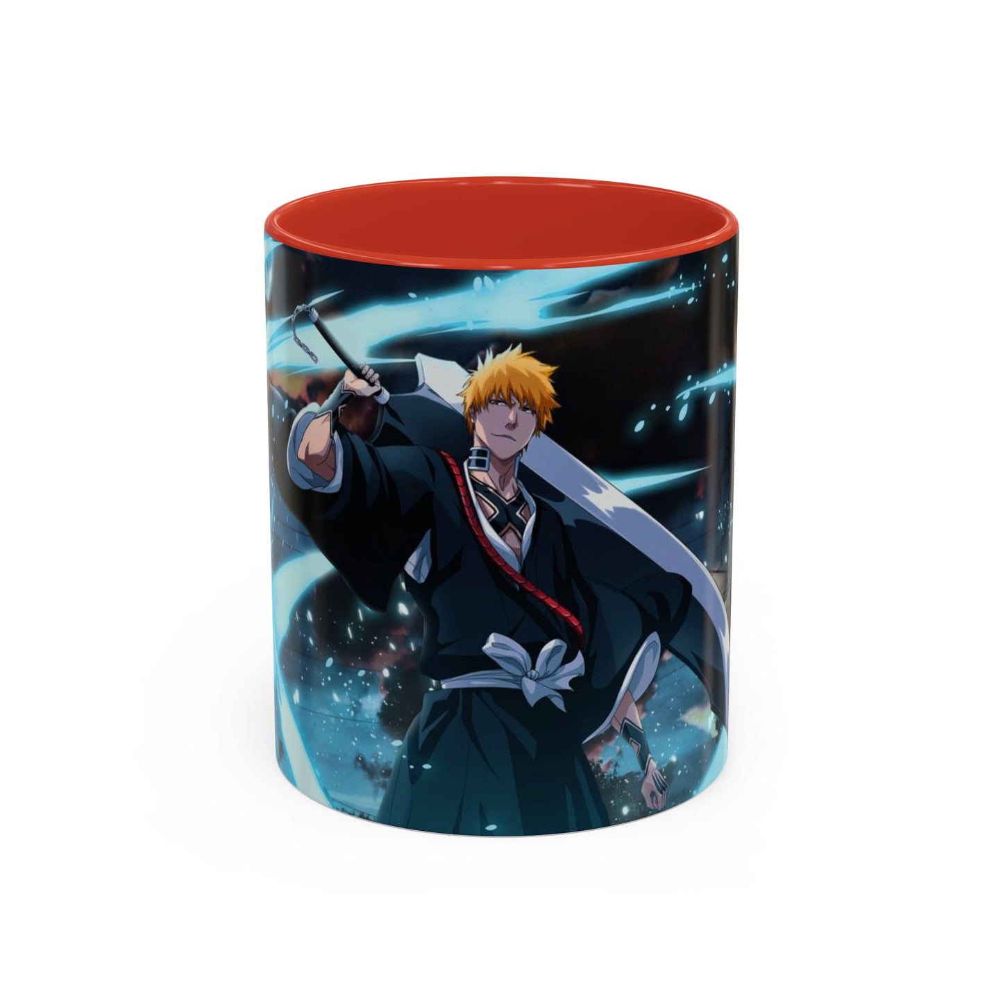 Ichigo, Kurosaki, Accent, Coffee, Mug, (11, 15oz),  Bleach, anime, manga, shonen, soul, reaper, rukia, kuchiki, bankai, kenpachi, yoruichi