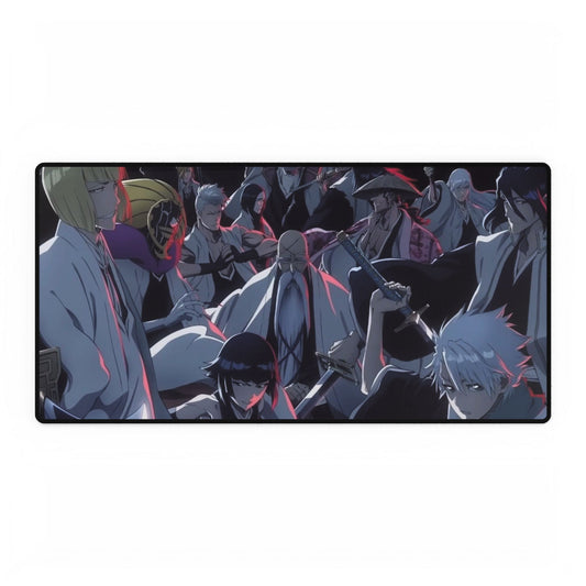 Gotei, 13, Desk Mats, Bleach, anime, captains, 13, biyakuya, shinji, shunsui, kenpachi, soi fon, toshiro, mayuri, yamamoto, aizen