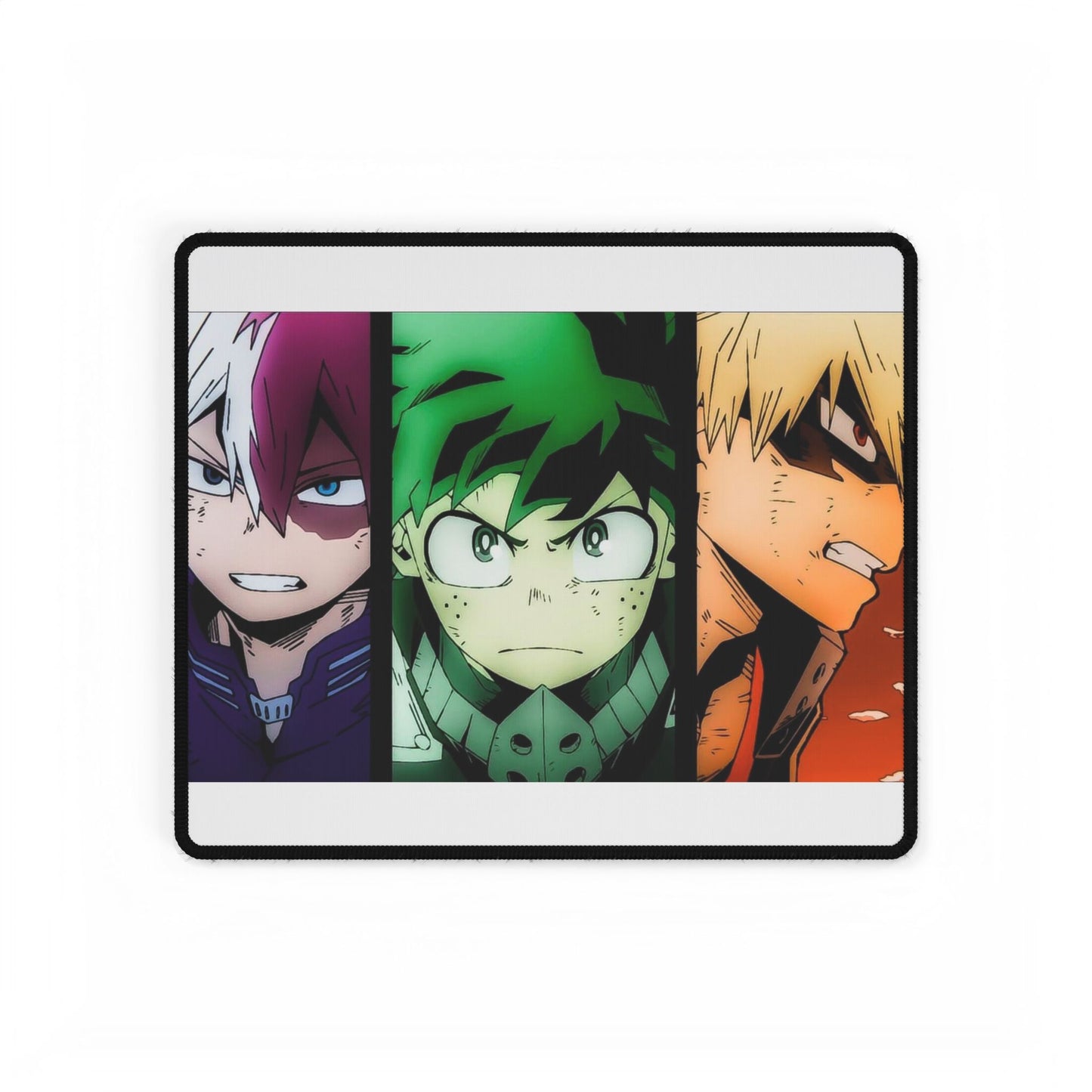 Midoriya, Todoroki, Bakugo, Desk Mats, Izuku midoriya, shoto todoroki, katsuki bakugo, my hero academia, mha