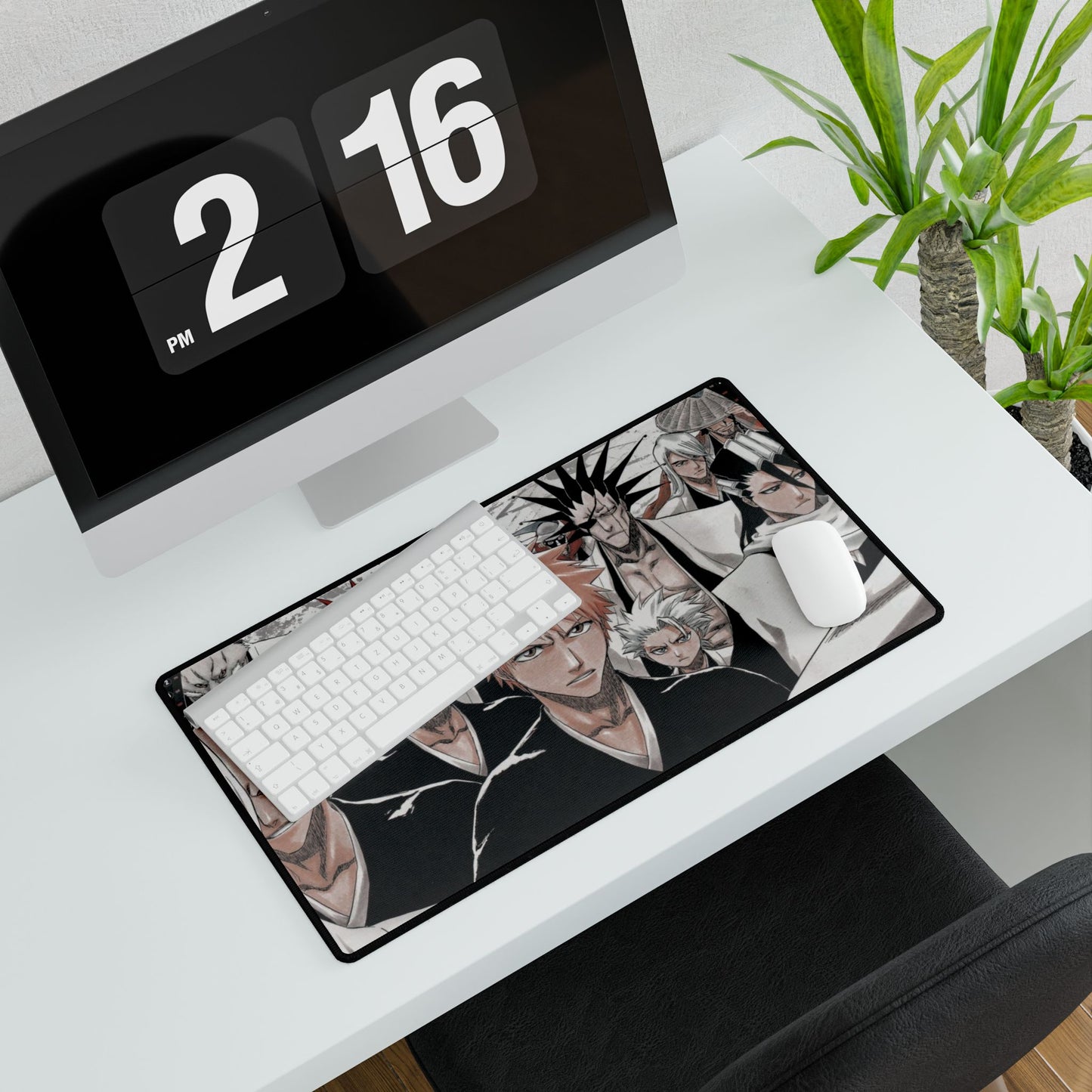Bleach, Desk Mats, Anime, shonen, literally me, big 3, ichigo, toshiro, biyakuya, kenpachi, renji, accessories, gifts, merch