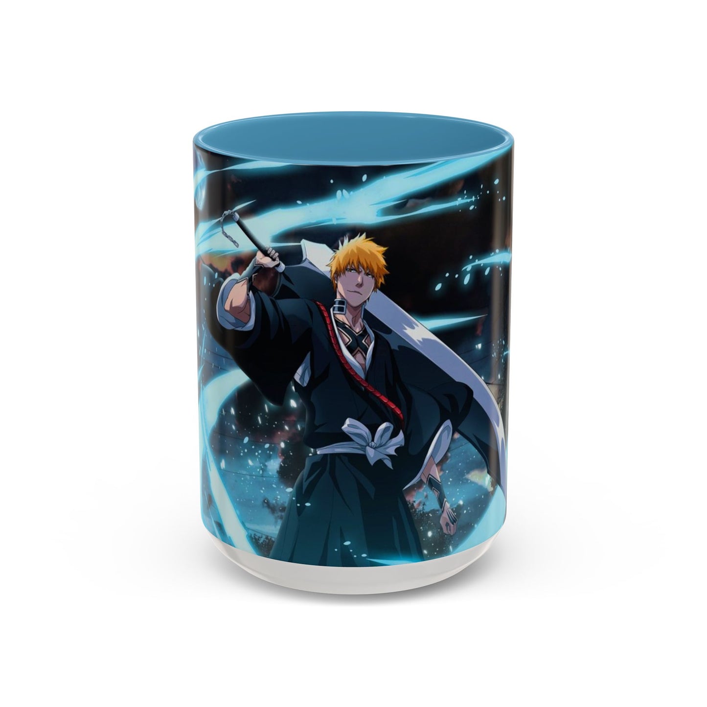 Ichigo, Kurosaki, Accent, Coffee, Mug, (11, 15oz),  Bleach, anime, manga, shonen, soul, reaper, rukia, kuchiki, bankai, kenpachi, yoruichi