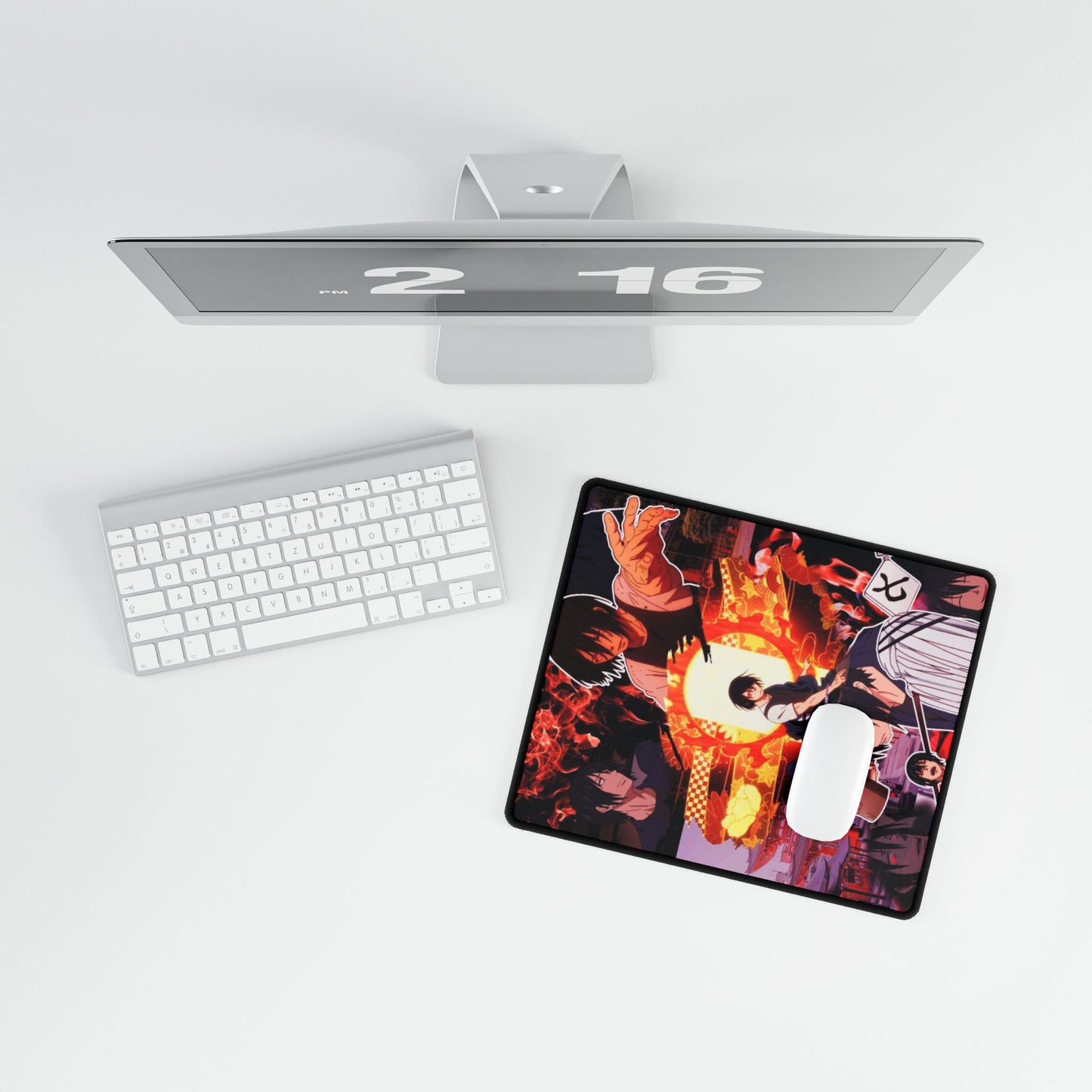 Benimaru Shinmon Desk Mat - Fire Force Anime Keyboard Pad, Strongest Fire Soldier Desk Mat, Manga Gaming Accessory, Otaku Gift, Fire Force