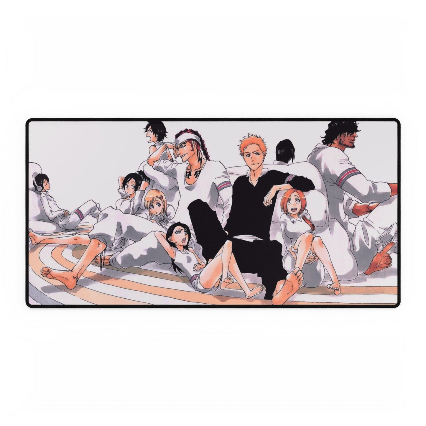 Bleach, characters, Desk Mats, manga, accessories, anime, shonen, accessories, ichigo, chad, rukia, orihime, uryu, renji
