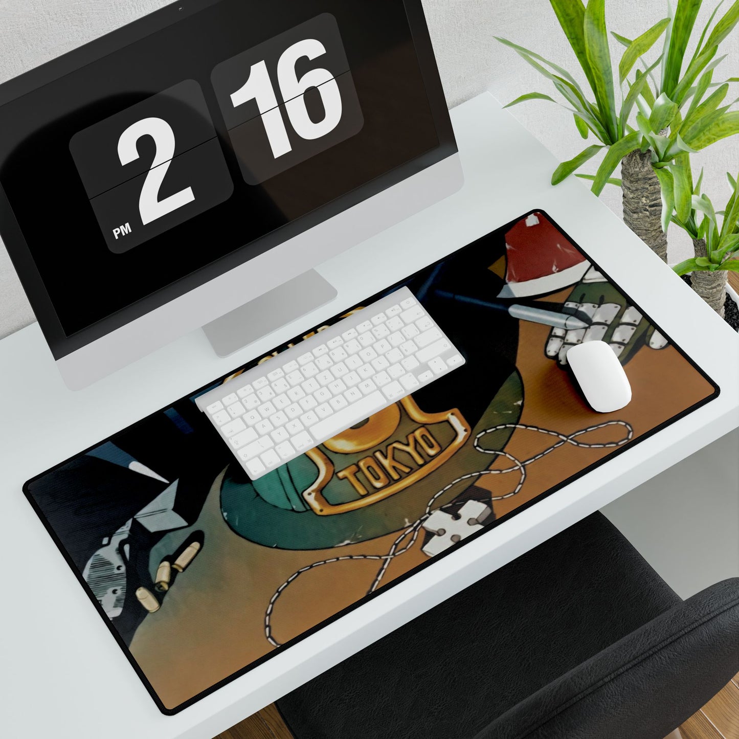 Fire force 8 Tokyo, Desk, Mat,  Anime Gaming Mat - Extended Size - Emblem Design - Manga Fan Gift