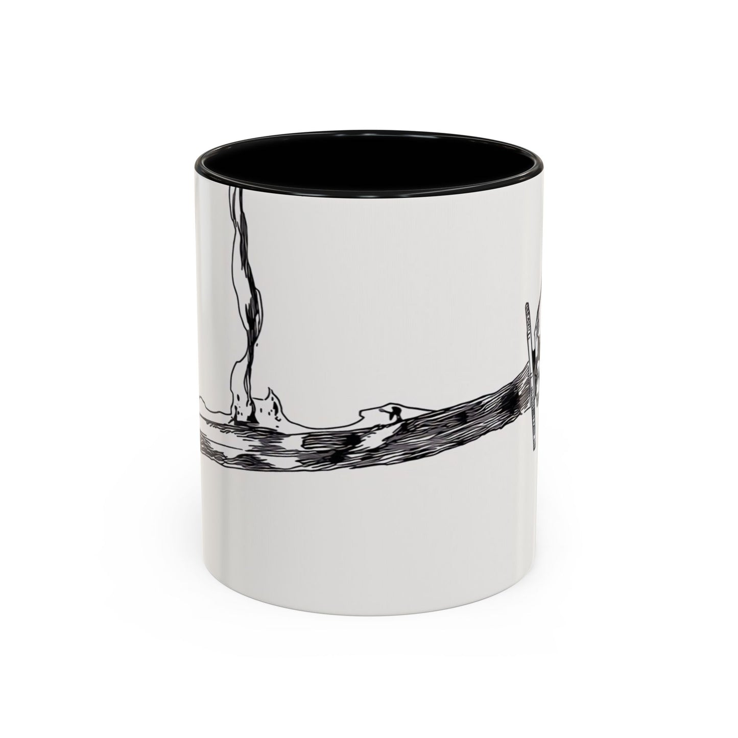 Bankai, Accent, Coffee, Mug, (11, 15oz), bleach, yamamoto, old man, head captain, fire, sword, katana, anime, shonen, manga, 