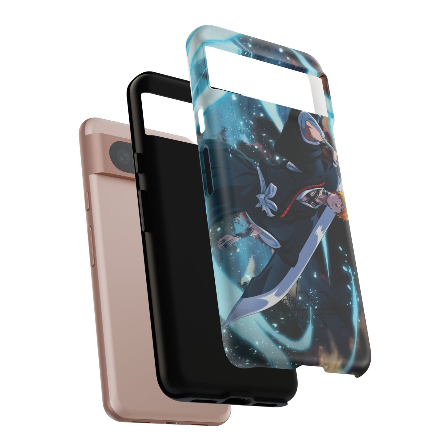 Ichigo, Kurosaki, Tough, Phone, Cases, Bleach, anime, manga, shonen, substitute, soul, reaper, society, rukia, kuchiki, bankai, 