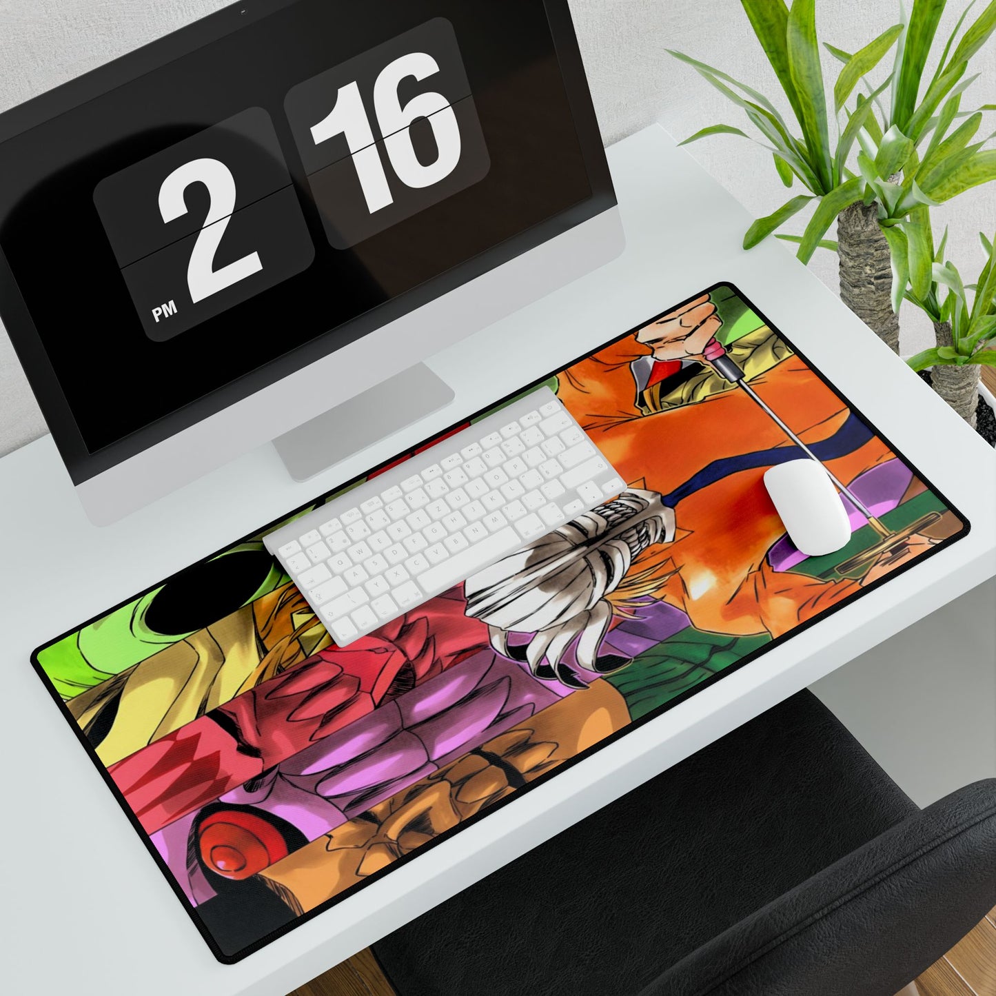 Bleach Desk Mats - Shinji Hirako Visards Hollow Shinigami Soul Reaper Society Ichigo Aizen Anime Accessories Gift Merch, Office Desk Decor,