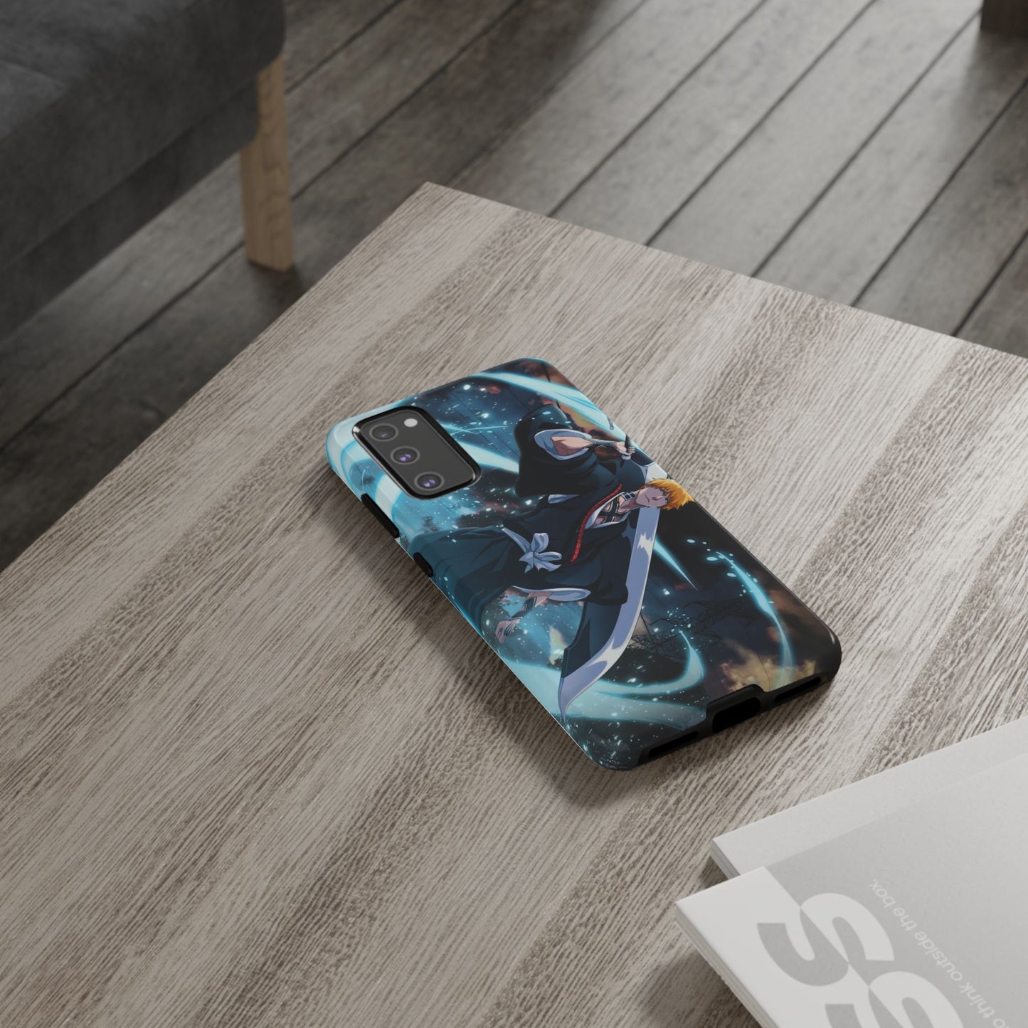 Ichigo, Kurosaki, Tough, Phone, Cases, Bleach, anime, manga, shonen, substitute, soul, reaper, society, rukia, kuchiki, bankai, 