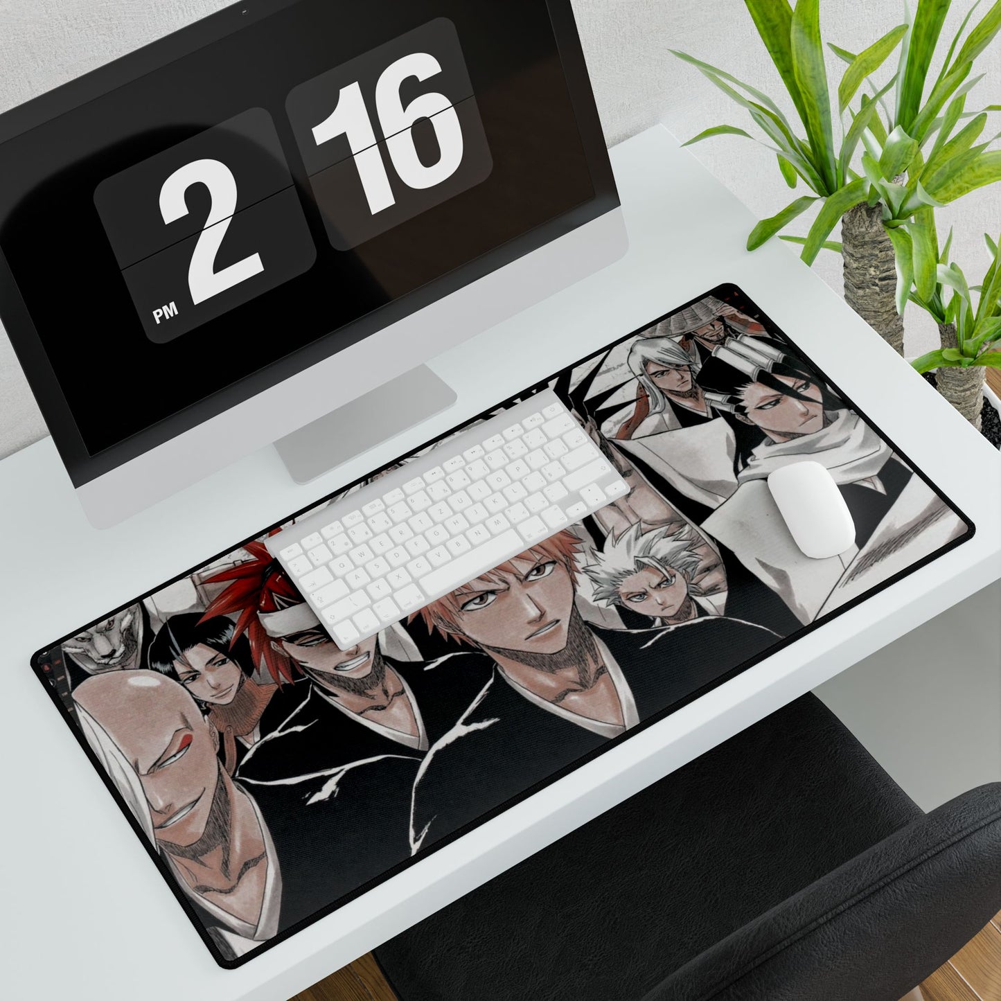 Bleach, Desk Mats, Anime, shonen, literally me, big 3, ichigo, toshiro, biyakuya, kenpachi, renji, accessories, gifts, merch