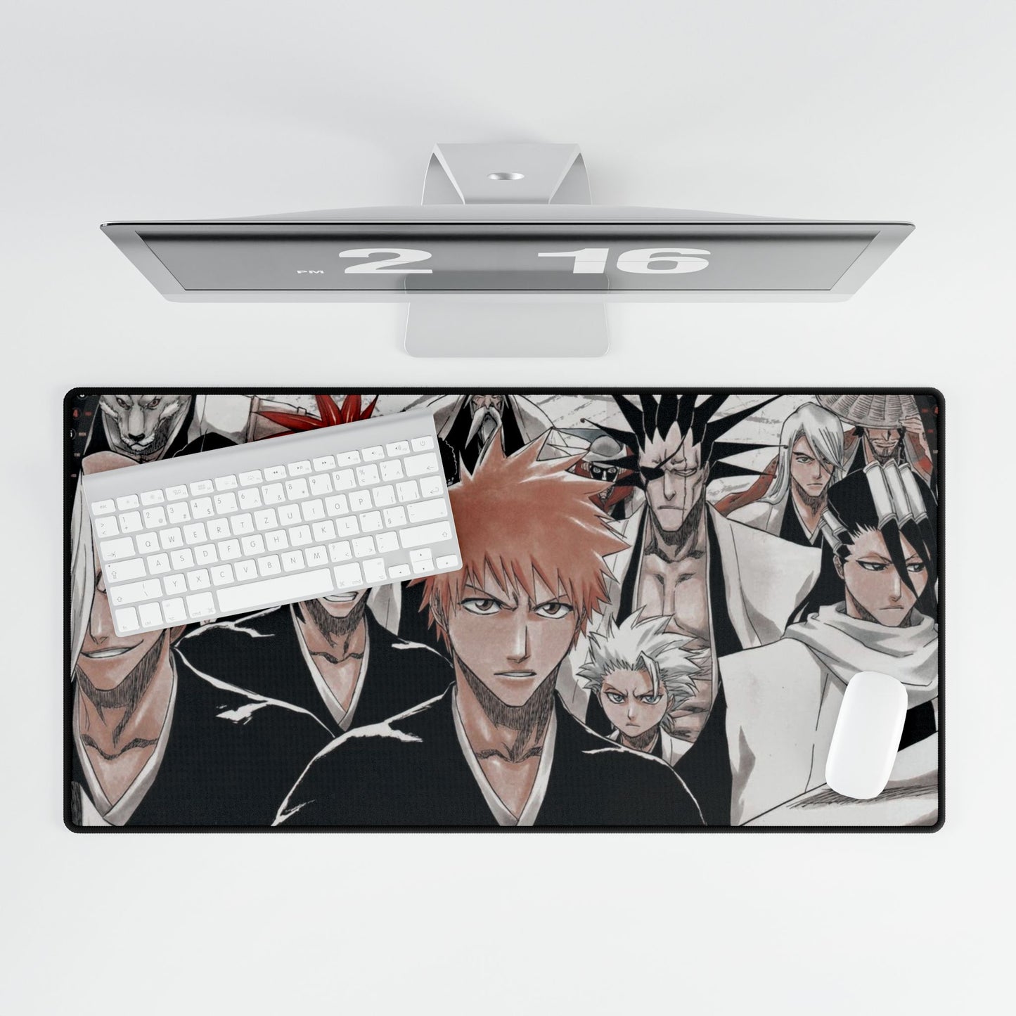 Bleach, Desk Mats, Anime, shonen, literally me, big 3, ichigo, toshiro, biyakuya, kenpachi, renji, accessories, gifts, merch