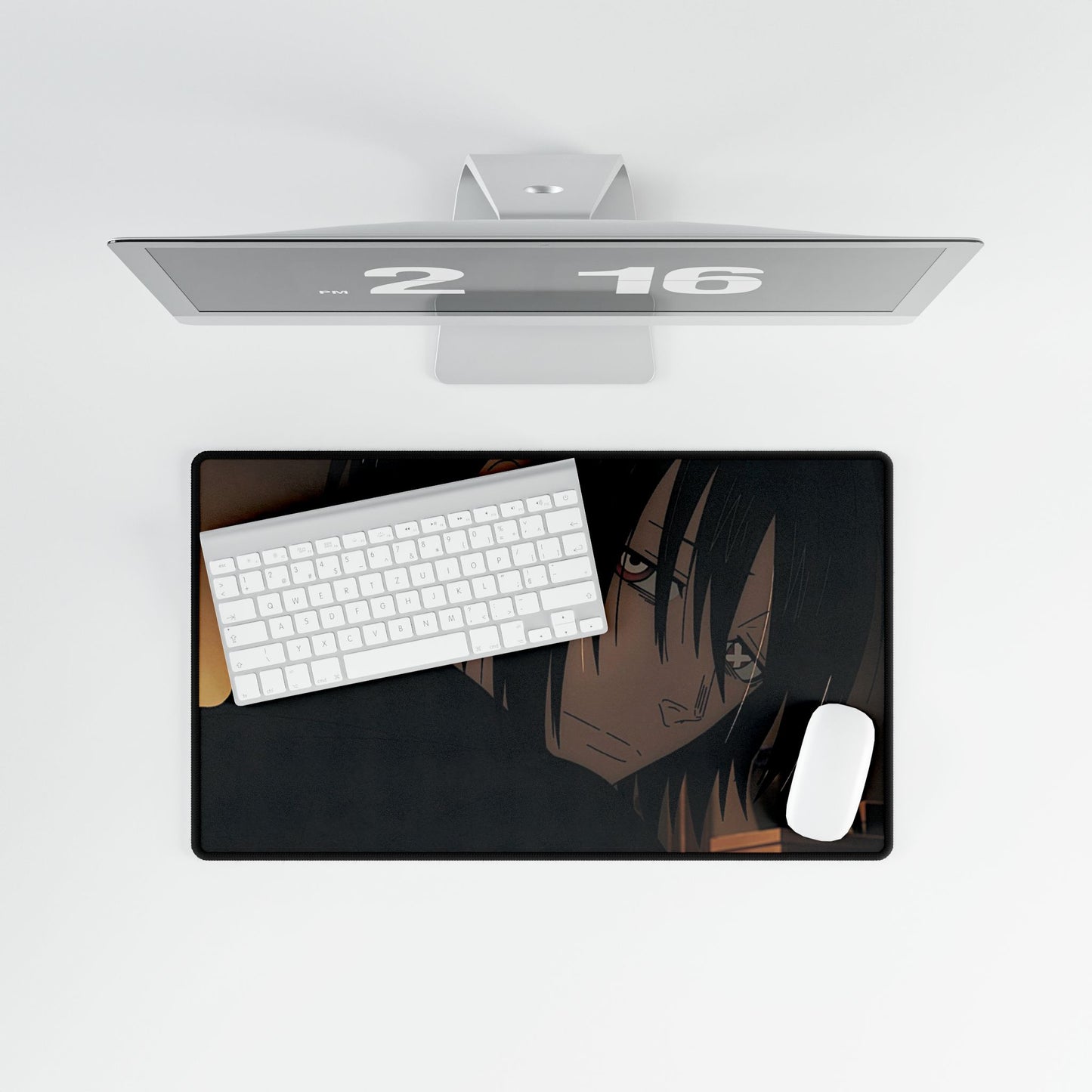 Benimaru Shinmon Desk Mat - Fire Force Anime- Unique Art Design - Extended Size Gaming Mat - Manga Fan Gift Desk Accessories