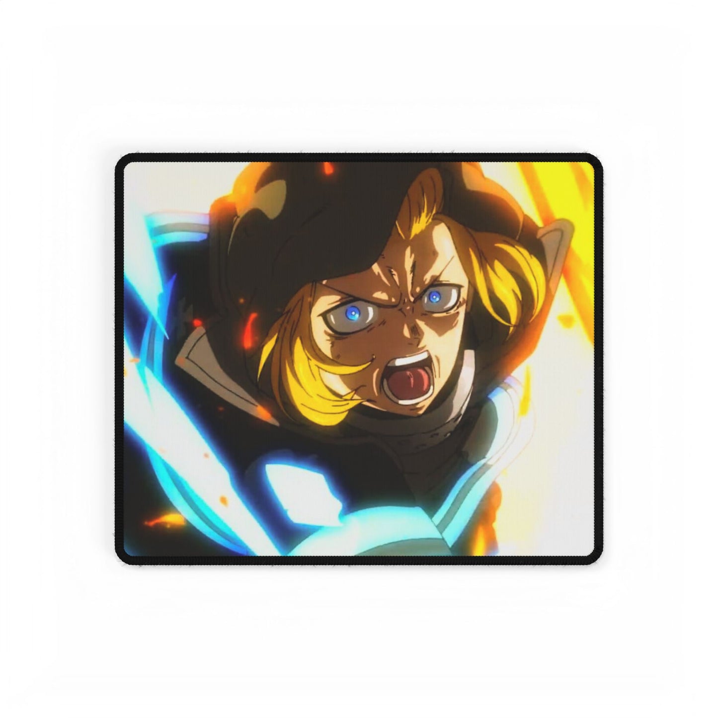 Arthur Boyle "Excalibur" Desk Mat - Fire Force Anime Keyboard Pad, Knight King Gaming Mat, Manga Desk Decor, Otaku Gift