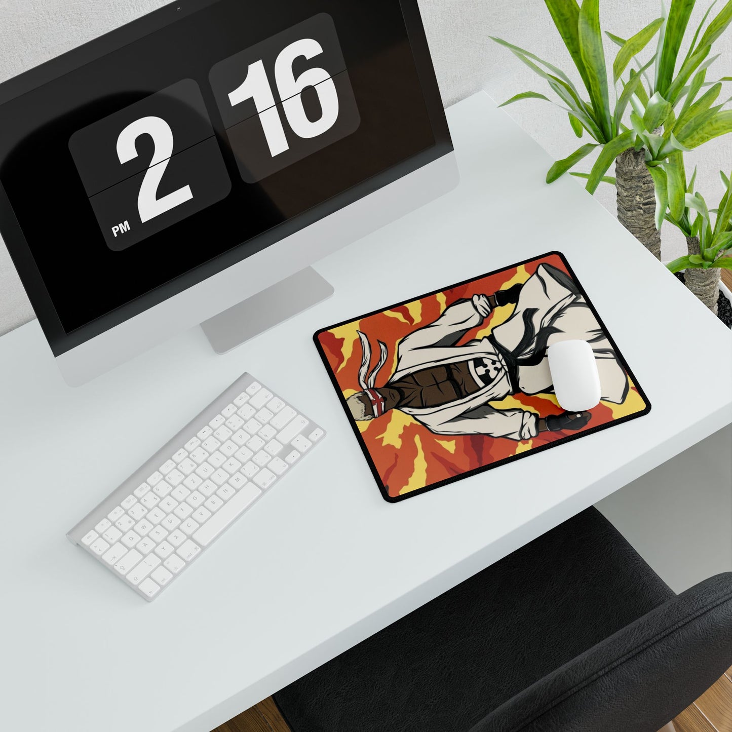 Charon Desk Mat - Fire Force Anime Keyboard Pad, Guardian of the Oasis Desk Mat, Manga Gaming Accessory, Otaku Gift