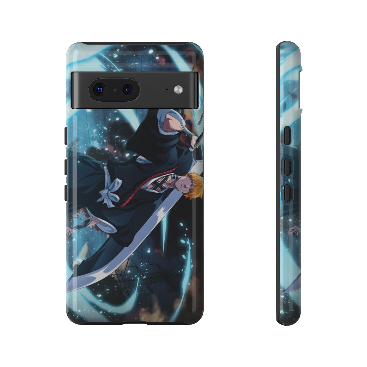 Ichigo, Kurosaki, Tough, Phone, Cases, Bleach, anime, manga, shonen, substitute, soul, reaper, society, rukia, kuchiki, bankai, 