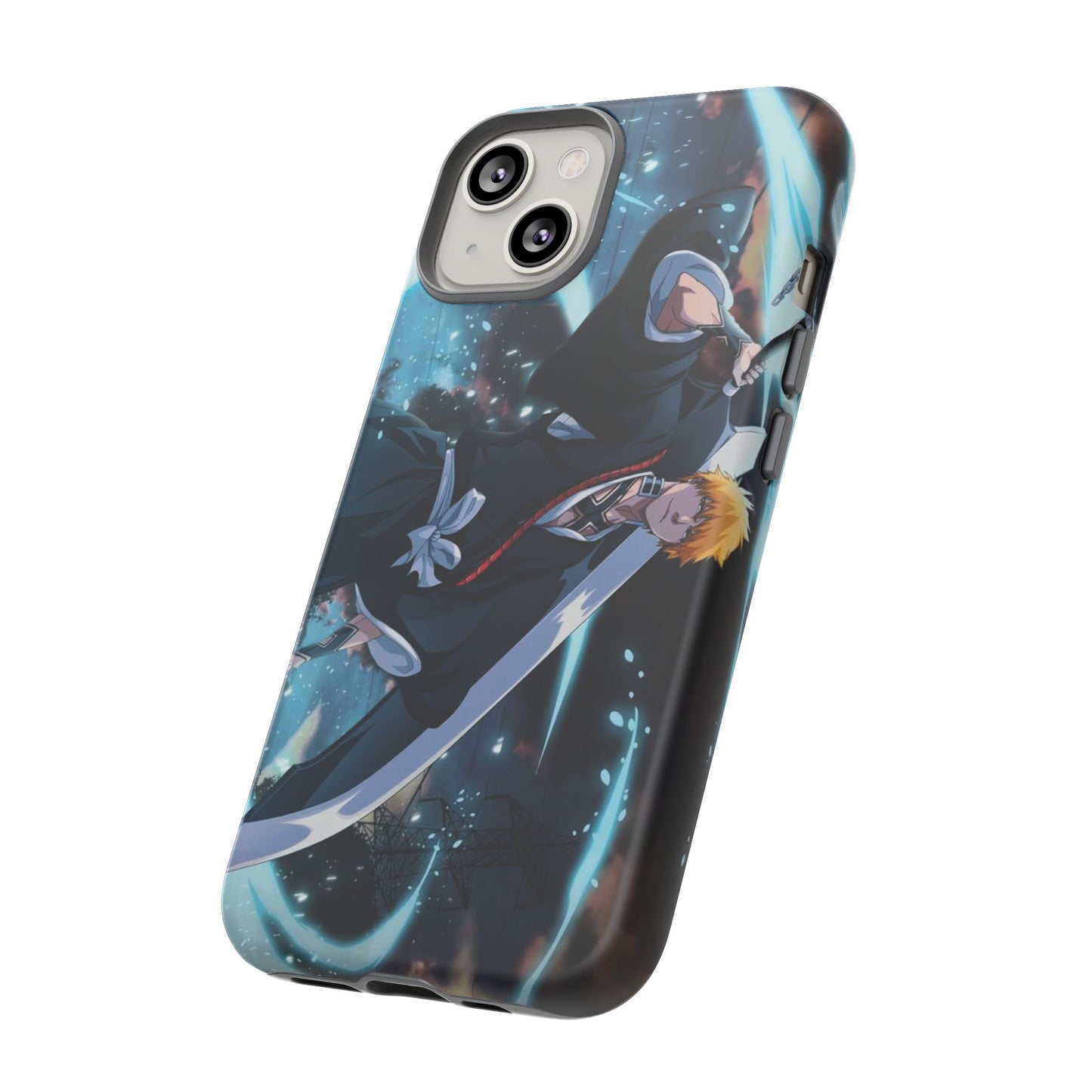 Ichigo, Kurosaki, Tough, Phone, Cases, Bleach, anime, manga, shonen, substitute, soul, reaper, society, rukia, kuchiki, bankai, 