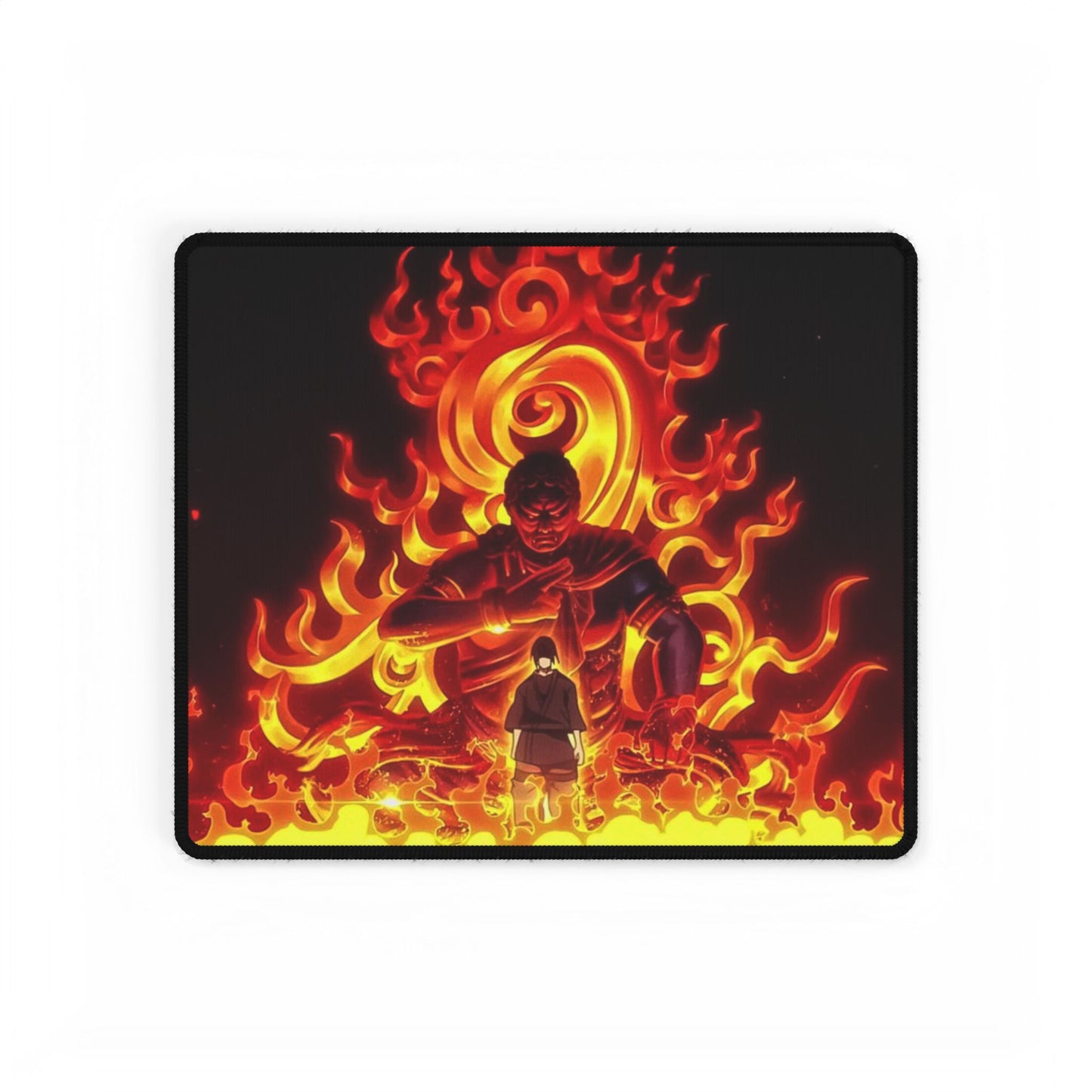 Fire Force Benimaru Shinmon Desk Mat - Anime Gaming Pad, Manga Keyboard Mat, Otaku Gift, Fire God Design