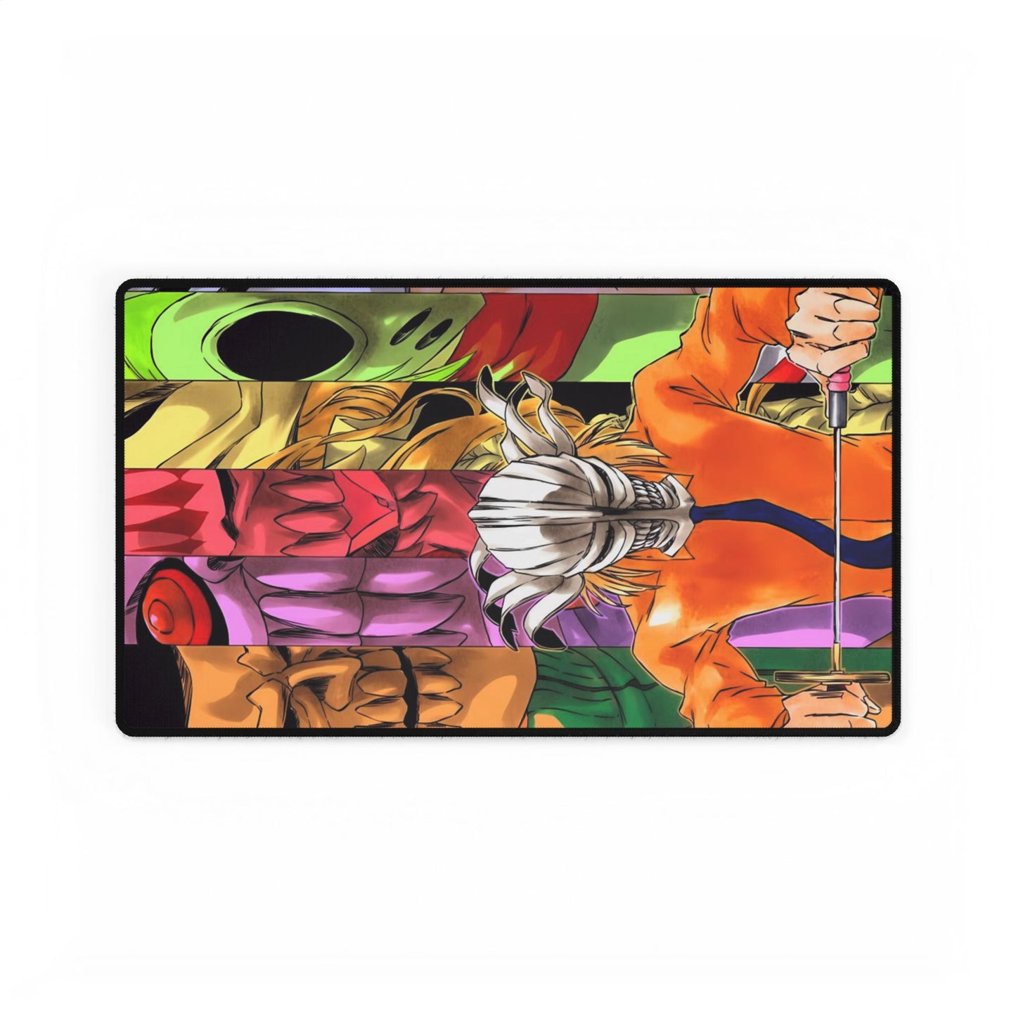 Bleach Desk Mats - Shinji Hirako Visards Hollow Shinigami Soul Reaper Society Ichigo Aizen Anime Accessories Gift Merch, Office Desk Decor,