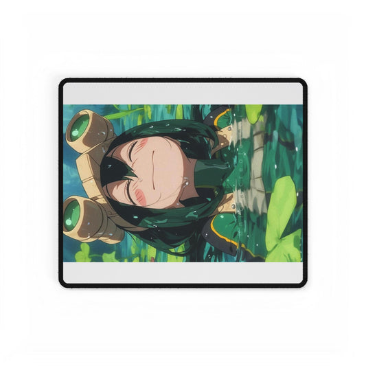 Anime Desk Mats, My Hero Academia Tsuyu Asui Urauraka All Might Deku Bakugo Todoroki Class 1A Frog, Gaming Mouse Pad, Keyboard Mat, Office