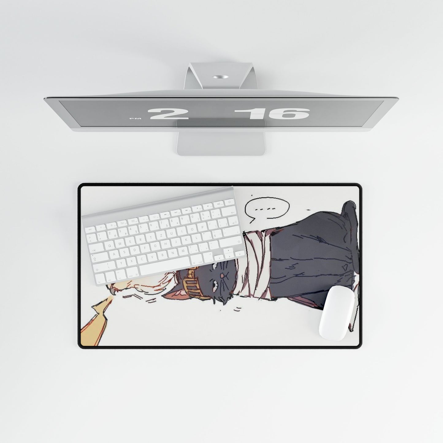 Eraser, Head, Present, Mic, Desk Mats, shonen, anime, manga, Shota, Aizawa, pets, cat, deku, kurogiri, all, might, mha, bakugo