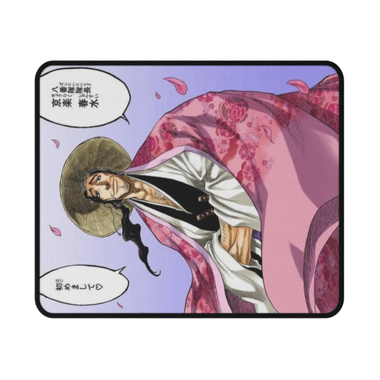 Captain, Shunsui, Kyorako, Non-Slip Gaming Mouse Pad, Bleach, anime, yamamoto, hollow, anime, shonen, ichigo, rukia, kenpachi