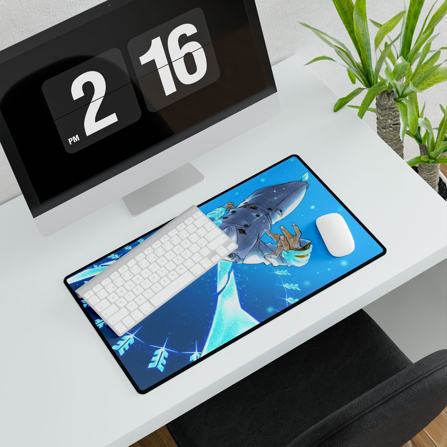 Bleach Desk Mats - Anime Manga Uryu Ishida Gift for Christmas, Shritft Quincy Sternwritter Ichigo Kurosaki Almighty Ywach, Mouse Pad, Gaming