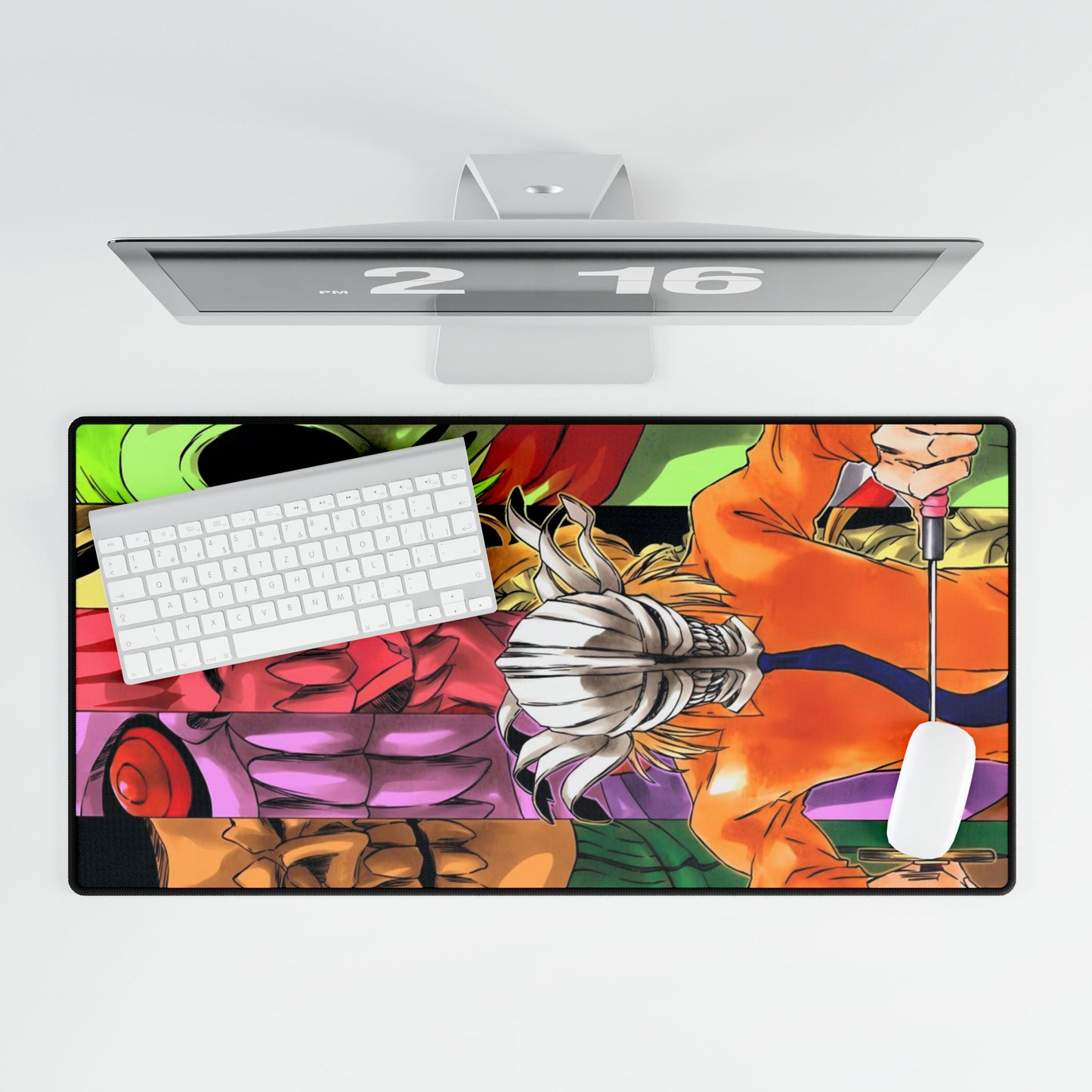 Bleach Desk Mats - Shinji Hirako Visards Hollow Shinigami Soul Reaper Society Ichigo Aizen Anime Accessories Gift Merch, Office Desk Decor,