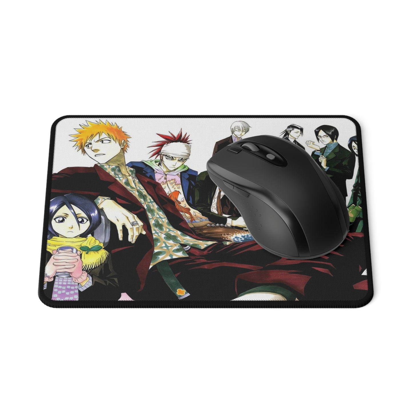 Bleach Gaming Mouse Pad, Anime Non-Slip Mouse Mat, Ichigo Rukia Gin, Soul Reaper Hollow Design