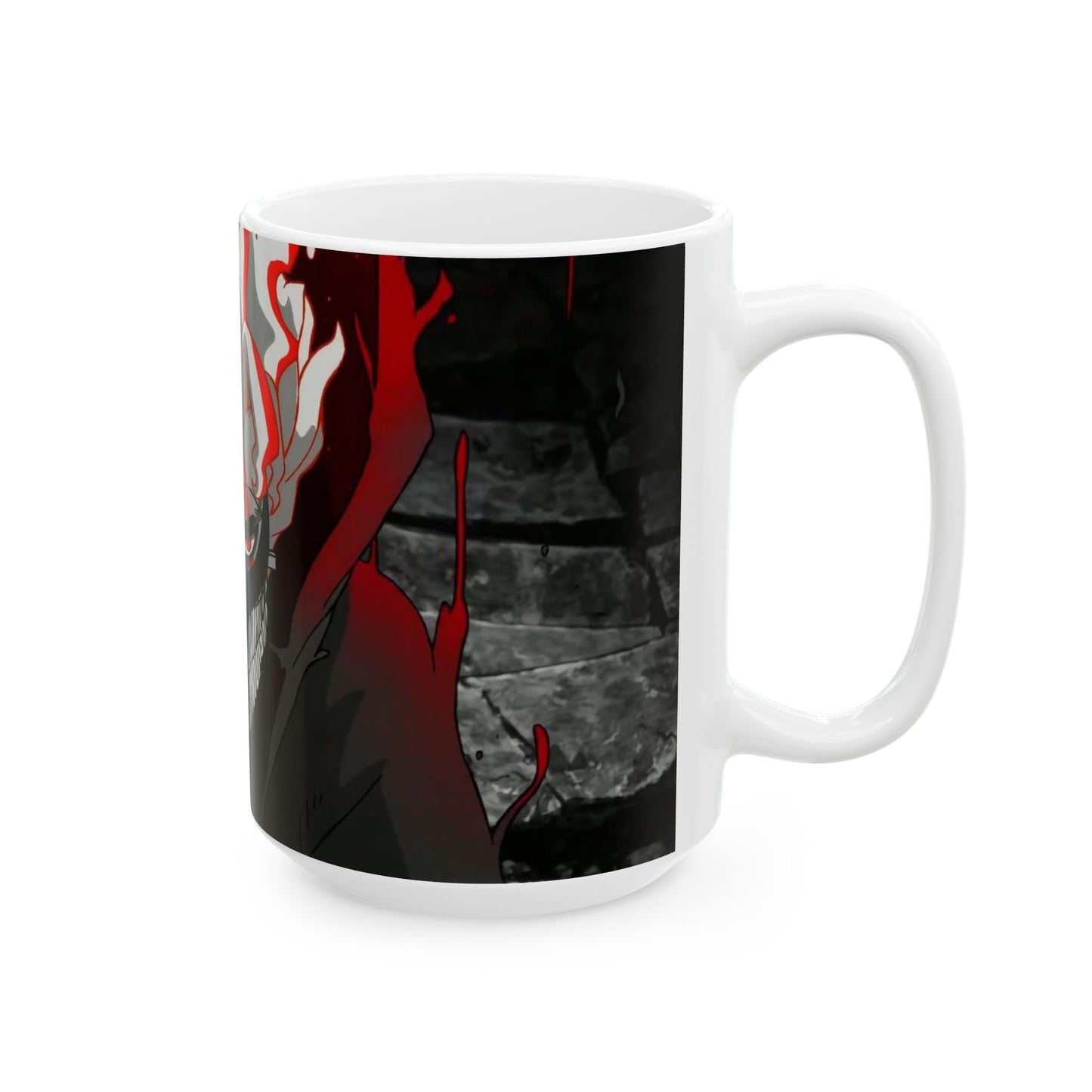 Turbo, Okarun, Ceramic Mug, (11oz, 15oz), dandadan, anime, shonen, manga, Ken, Takakura, Granny, Seiko, Momo, Ayase, 