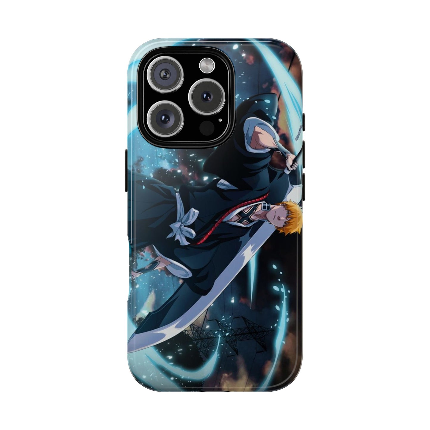 Ichigo, Kurosaki, Tough, Phone, Cases, Bleach, anime, manga, shonen, substitute, soul, reaper, society, rukia, kuchiki, bankai, 