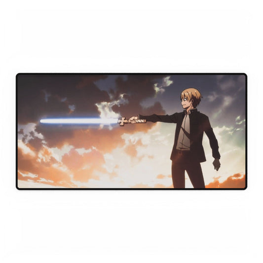 Arthur Boyle Desk Mat - Fire Force Anime Keyboard Pad, Knight King Desk Mat, Manga Gaming Accessory, Otaku Gift
