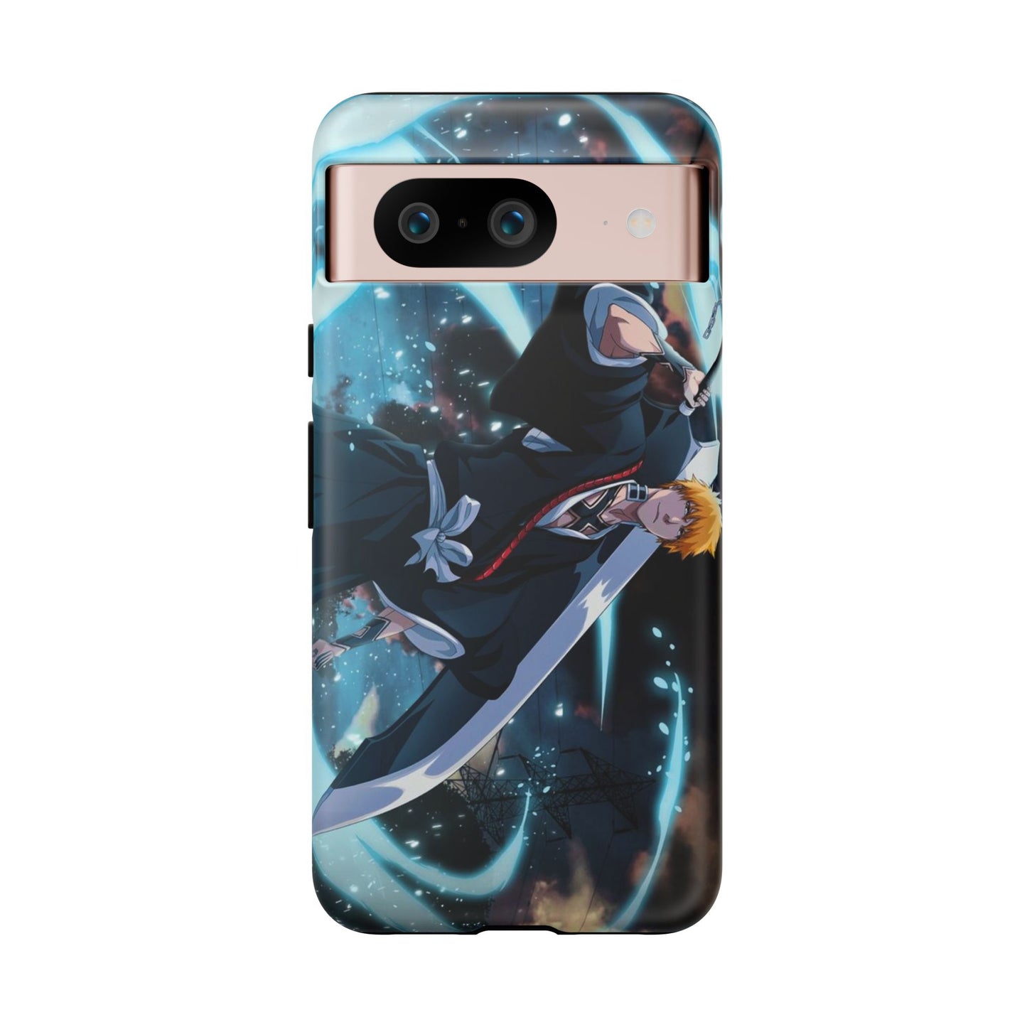 Ichigo, Kurosaki, Tough, Phone, Cases, Bleach, anime, manga, shonen, substitute, soul, reaper, society, rukia, kuchiki, bankai, 
