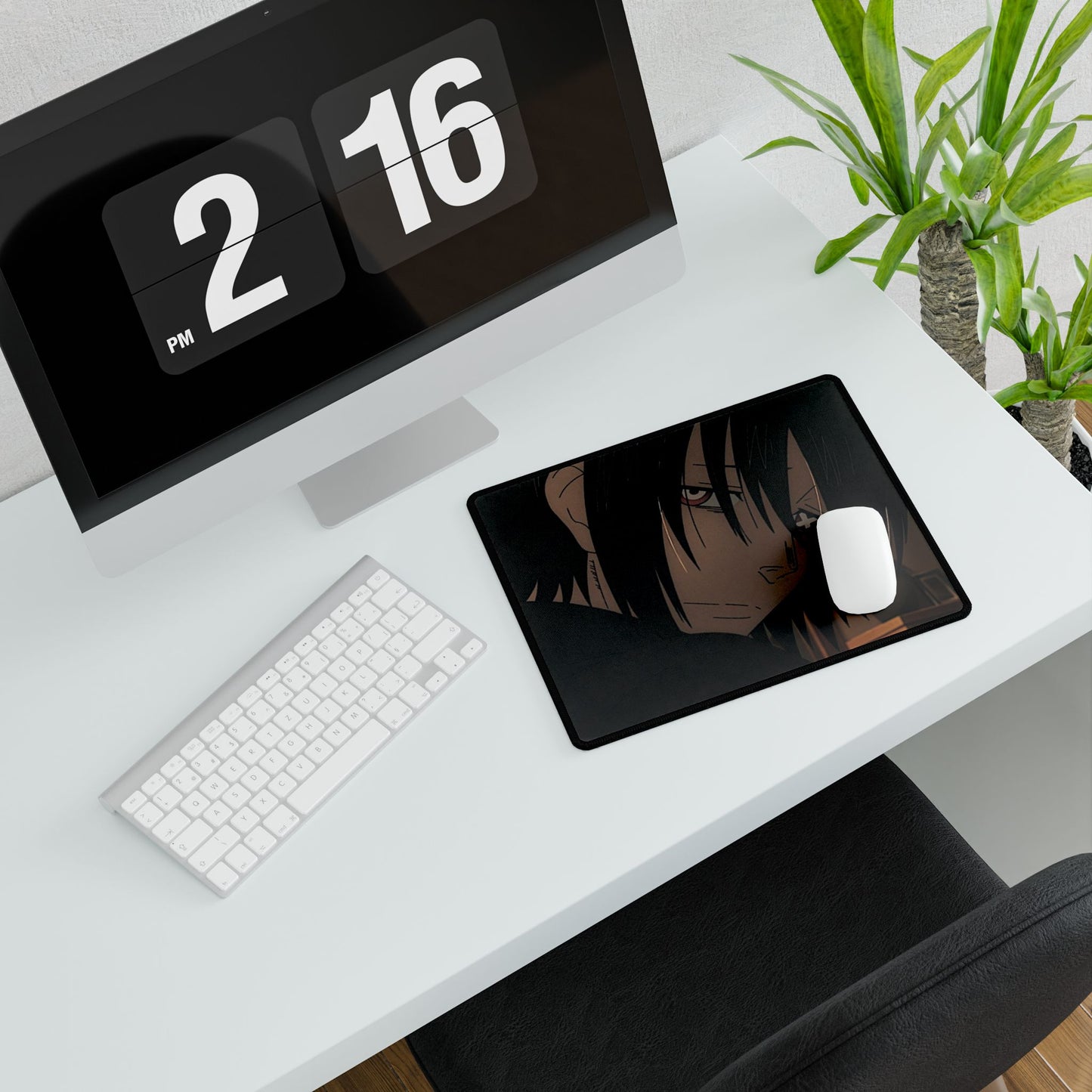 Benimaru Shinmon Desk Mat - Fire Force Anime- Unique Art Design - Extended Size Gaming Mat - Manga Fan Gift Desk Accessories