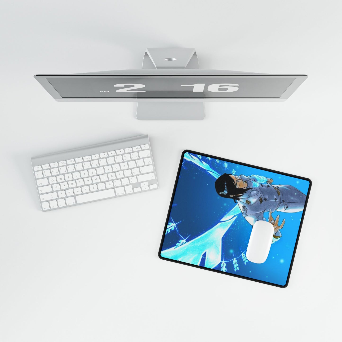 Bleach Desk Mats - Anime Manga Uryu Ishida Gift for Christmas, Shritft Quincy Sternwritter Ichigo Kurosaki Almighty Ywach, Mouse Pad, Gaming