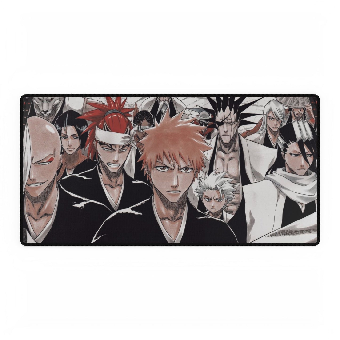 Bleach, Desk Mats, Anime, shonen, literally me, big 3, ichigo, toshiro, biyakuya, kenpachi, renji, accessories, gifts, merch