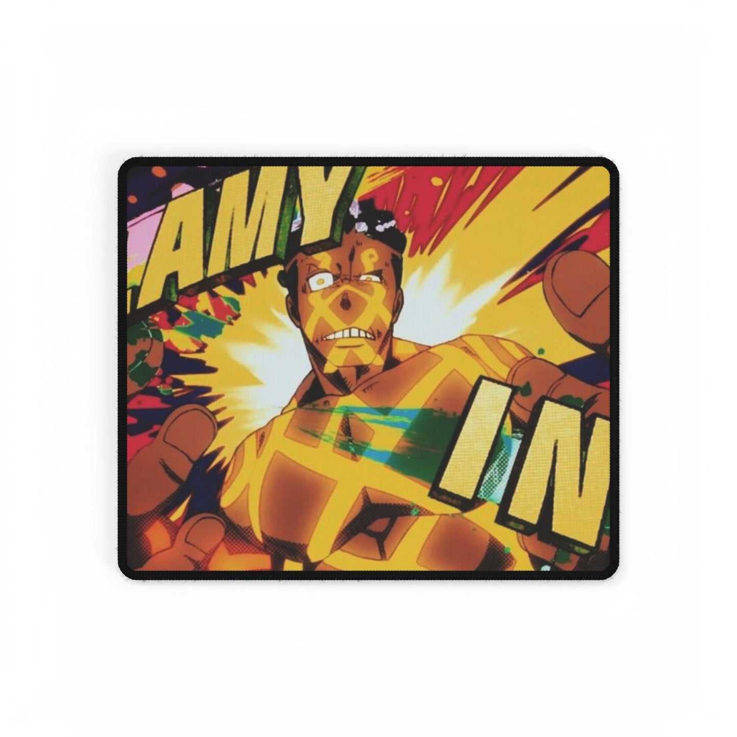 Ogun Montgomery Desk Mat - Fire Force Anime Keyboard Pad, Soul Resonance Desk Mat, Manga Gaming Accessory, Otaku Gift