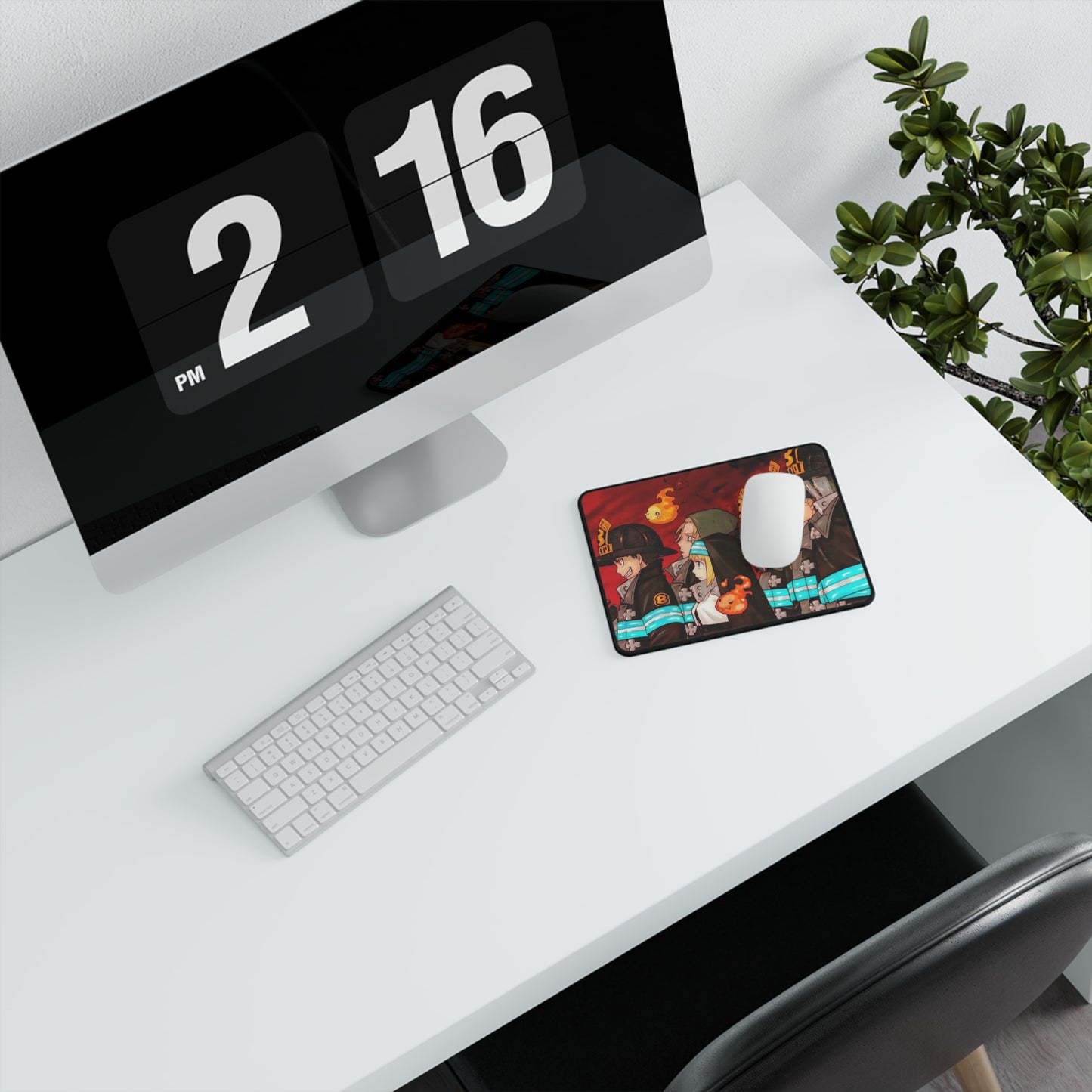 Force Company 8 Gaming Non-Slip Mouse Pad - Anime Character Desk Pad, Manga Gaming Accessory, Otaku Gift