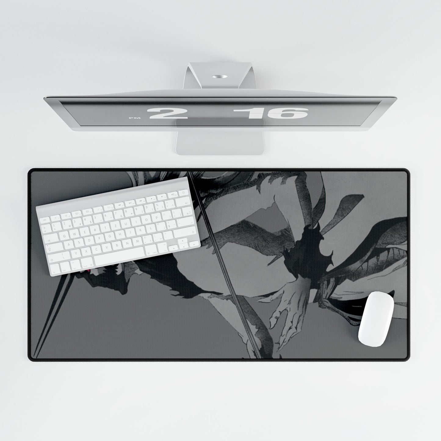 Anime Desk Mats, Bleach Inspired White Zangetsu Orihime Hollow Ulquirra Cifer Aizen Espada Arrancar, Manga Mouse Pads, Anime Gifts, Japanese