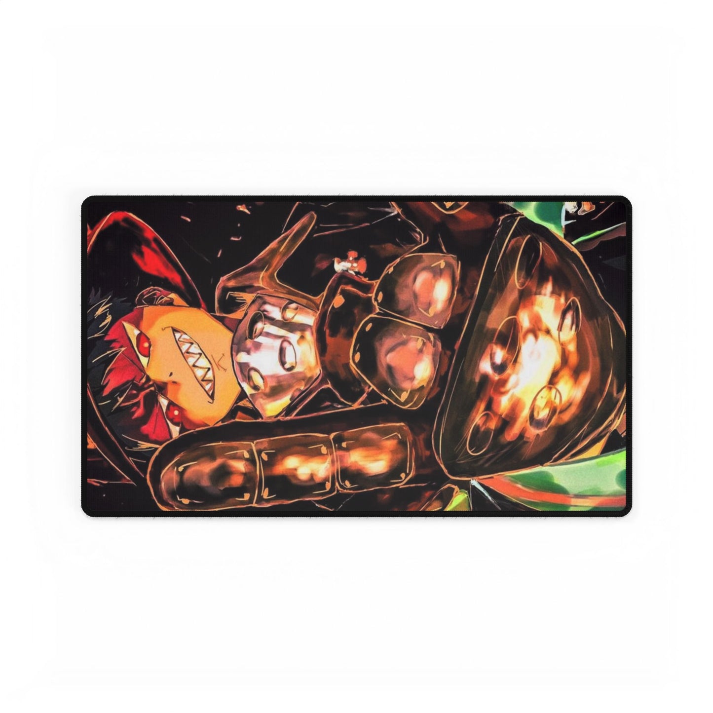 Shinra Kusakabe Desk Mat - Fire Force Anime Keyboard Pad, Demon Smile Desk Mat, Manga Gaming Accessory, Otaku Gift