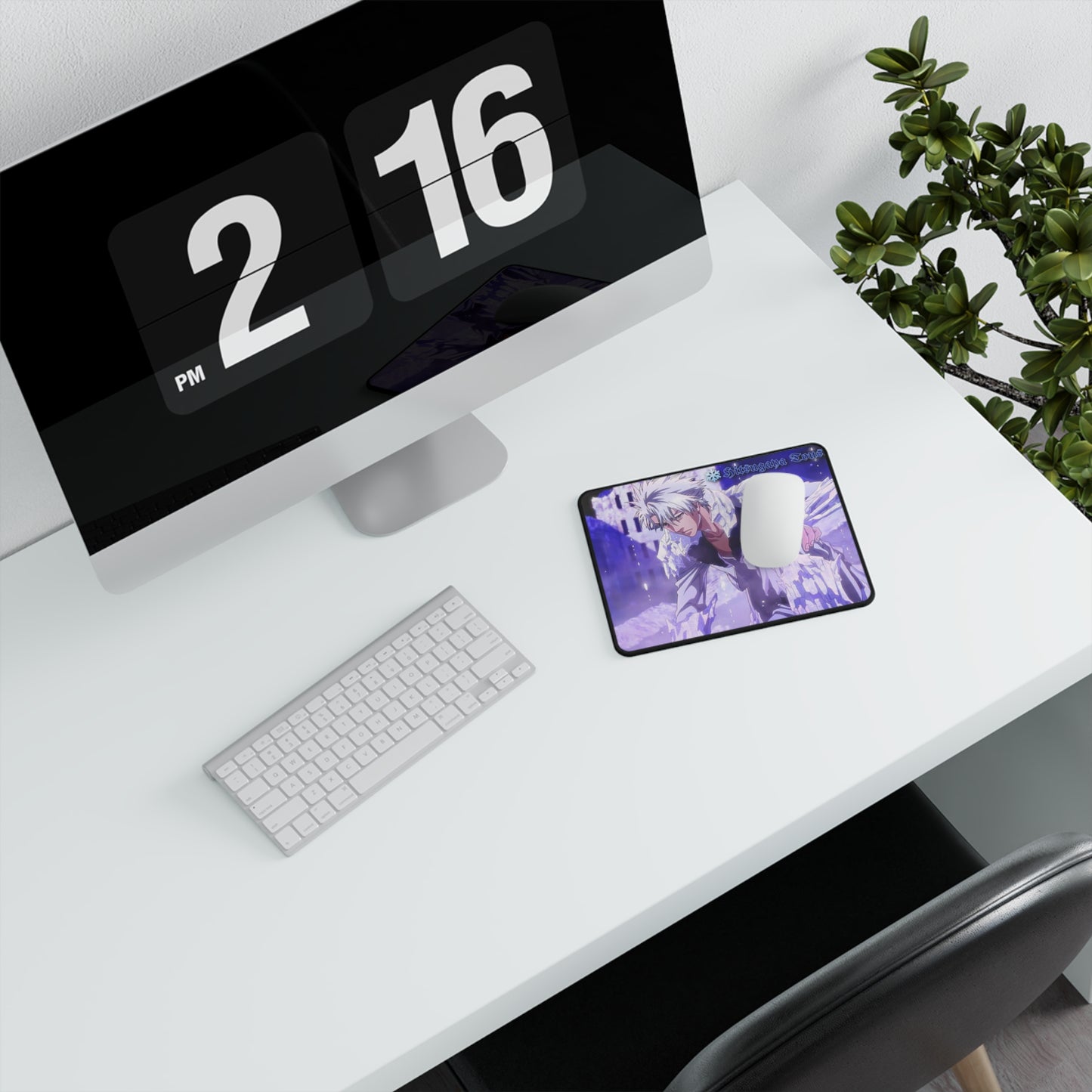 Toshiro, Hitsugaya, Non-Slip Gaming Mouse Pad, Bleach, anime, shonen, ice, shinigami, hollow, rangiku, dragon, tybw, thousand, year, war,