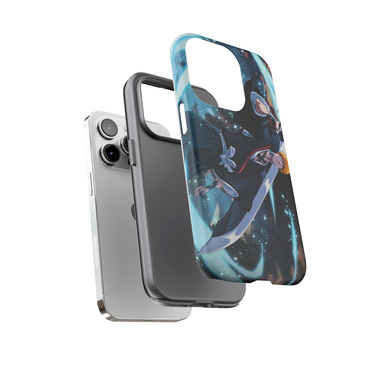Ichigo, Kurosaki, Tough, Phone, Cases, Bleach, anime, manga, shonen, substitute, soul, reaper, society, rukia, kuchiki, bankai, 