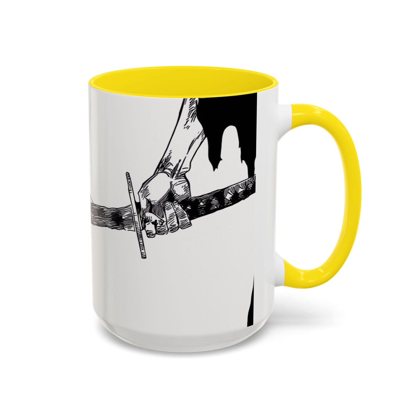 Bankai, Accent, Coffee, Mug, (11, 15oz), bleach, yamamoto, old man, head captain, fire, sword, katana, anime, shonen, manga, 
