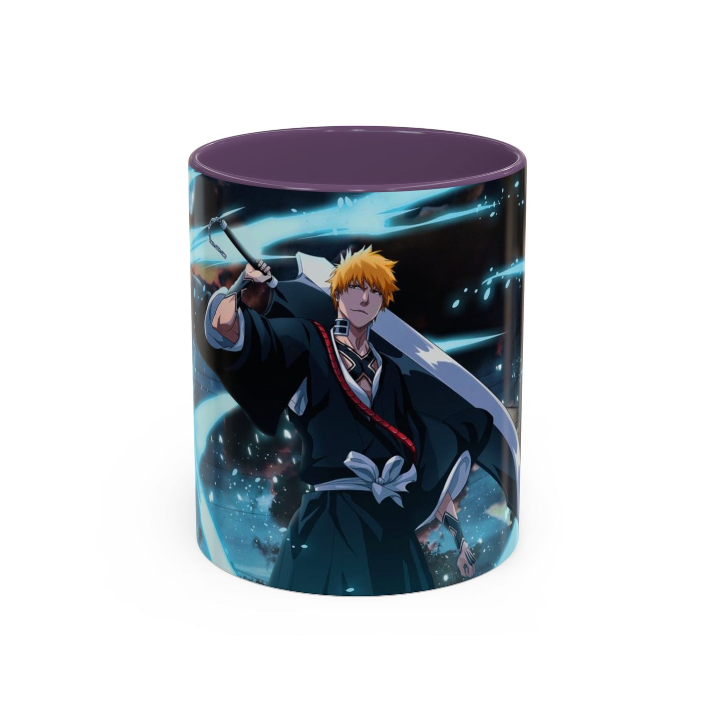 Ichigo, Kurosaki, Accent, Coffee, Mug, (11, 15oz),  Bleach, anime, manga, shonen, soul, reaper, rukia, kuchiki, bankai, kenpachi, yoruichi