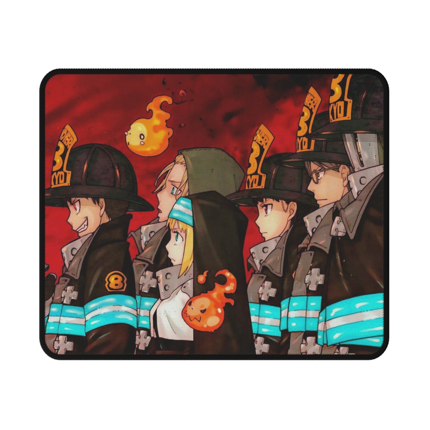 Force Company 8 Gaming Non-Slip Mouse Pad - Anime Character Desk Pad, Manga Gaming Accessory, Otaku Gift