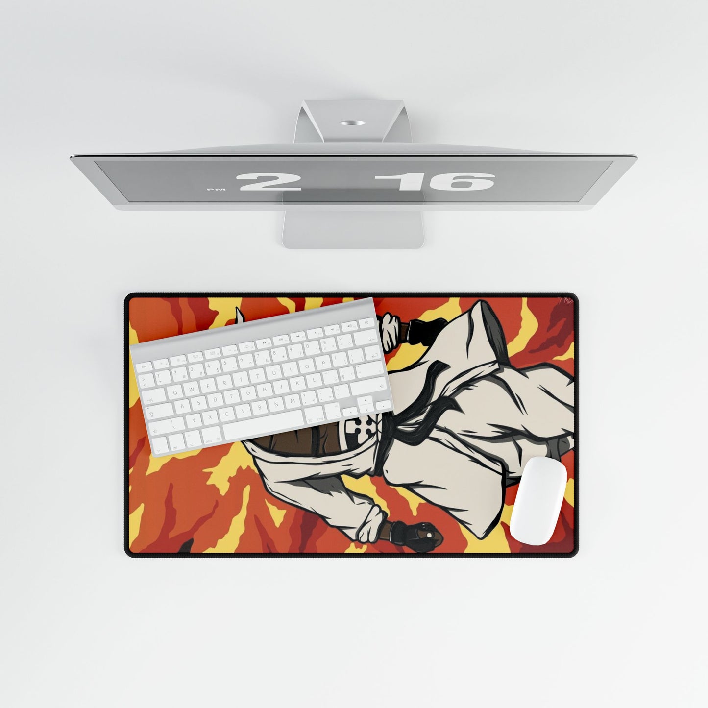 Charon Desk Mat - Fire Force Anime Keyboard Pad, Guardian of the Oasis Desk Mat, Manga Gaming Accessory, Otaku Gift