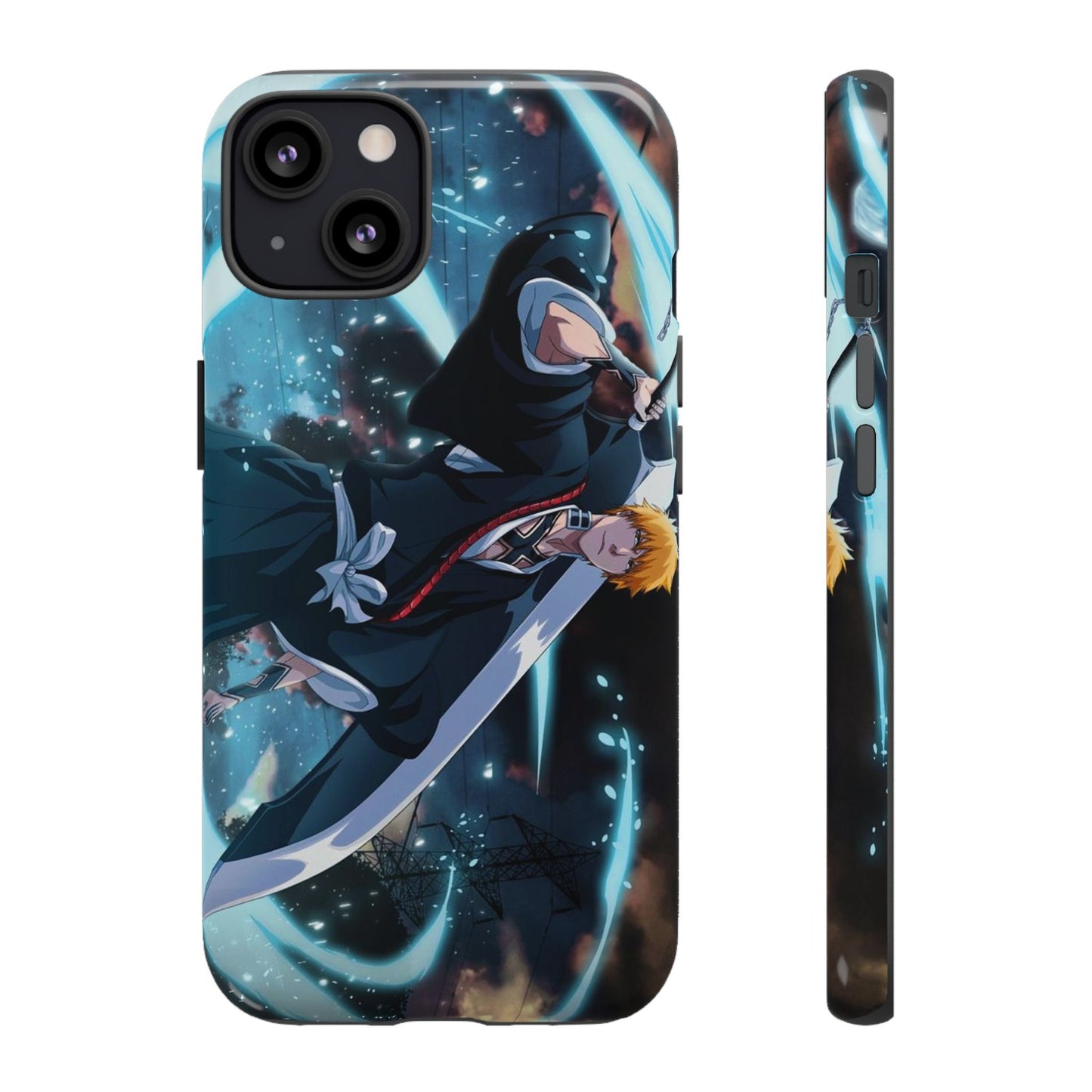 Ichigo, Kurosaki, Tough, Phone, Cases, Bleach, anime, manga, shonen, substitute, soul, reaper, society, rukia, kuchiki, bankai, 