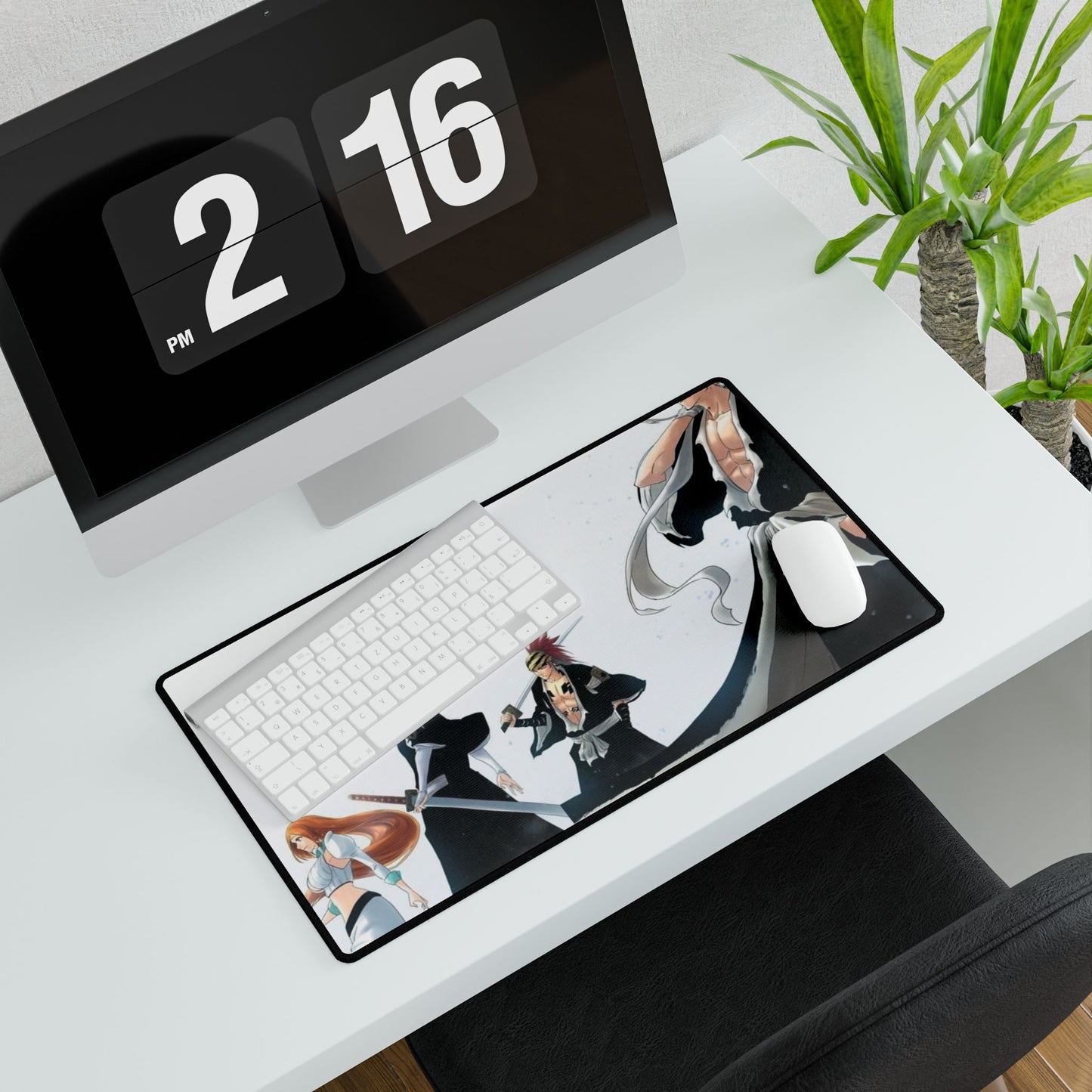 Renruki, Ichihime, Desk Mats ichigo, renji, rukia, orihime, bleach, anime shonen, accessories, gift, merch, aizen