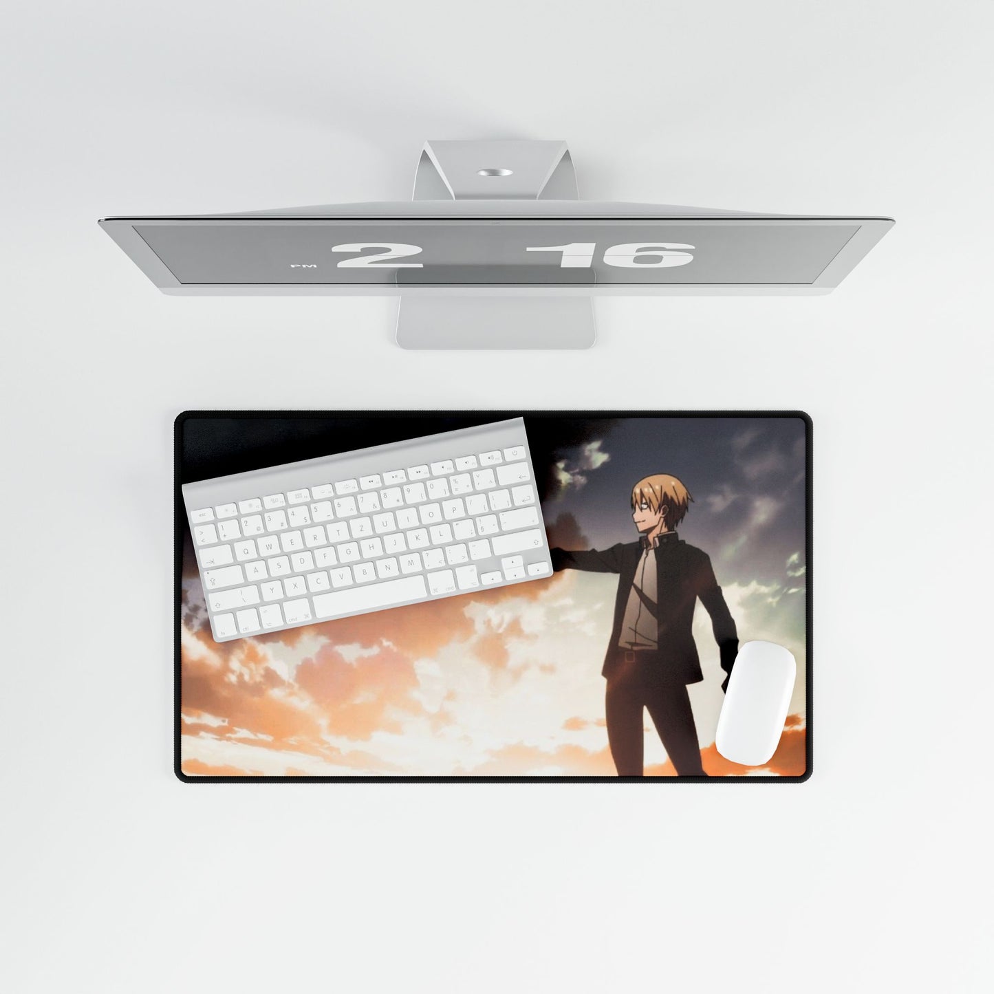Arthur Boyle Desk Mat - Fire Force Anime Keyboard Pad, Knight King Desk Mat, Manga Gaming Accessory, Otaku Gift