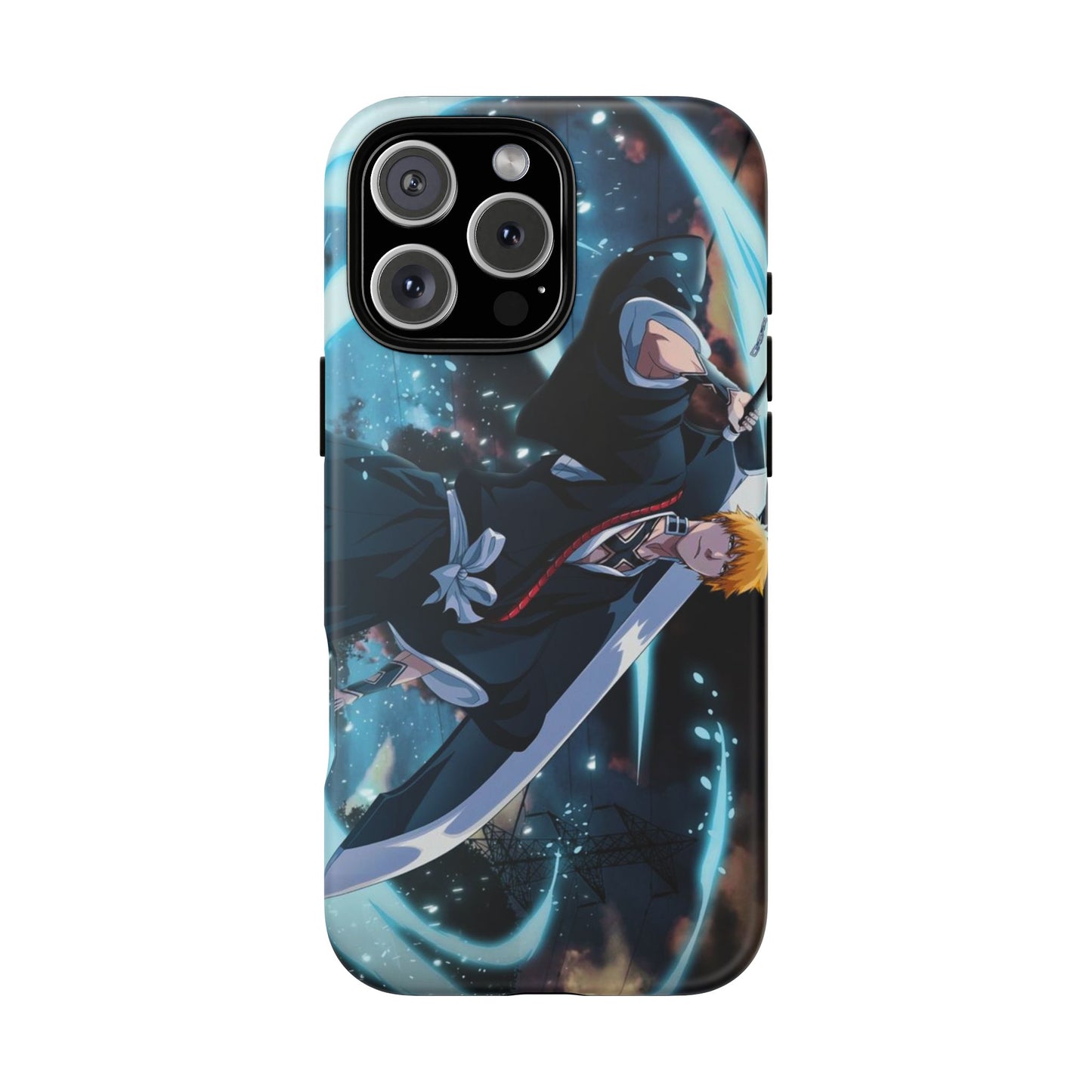 Ichigo, Kurosaki, Tough, Phone, Cases, Bleach, anime, manga, shonen, substitute, soul, reaper, society, rukia, kuchiki, bankai, 