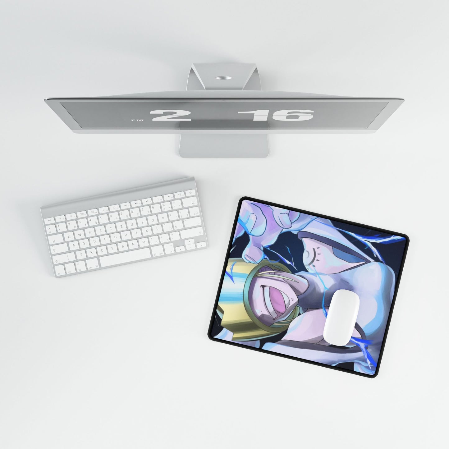 Haumea Desk Mat - Fire Force Anime Keyboard Pad, Manga Desk Mat, Otaku Gaming Accessory, Lightning Girl